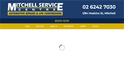 Desktop Screenshot of mitchellservicecentre.com.au